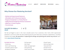 Tablet Screenshot of bostonplastering.com